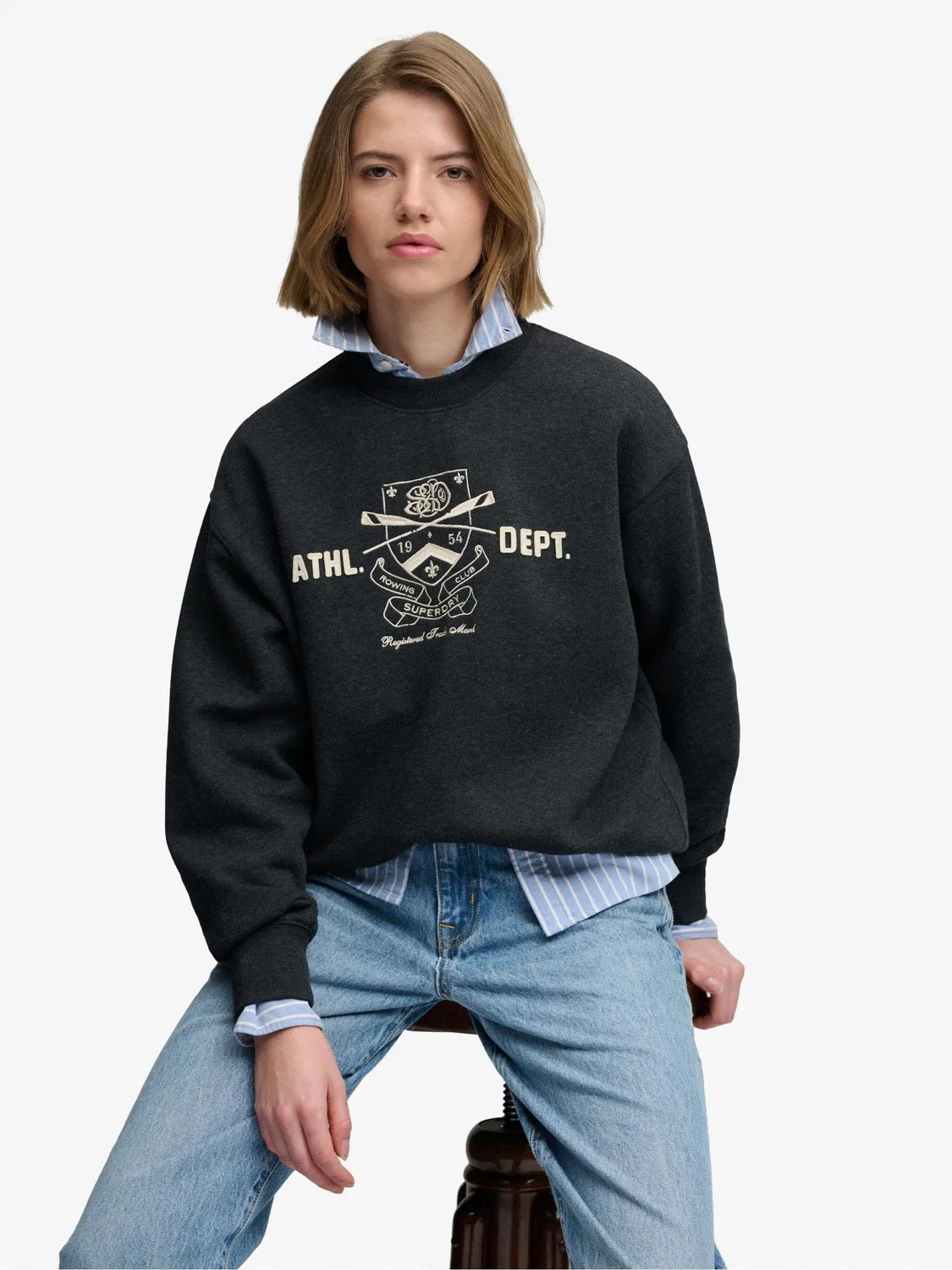 Свитшот Country Club Superdry, черный