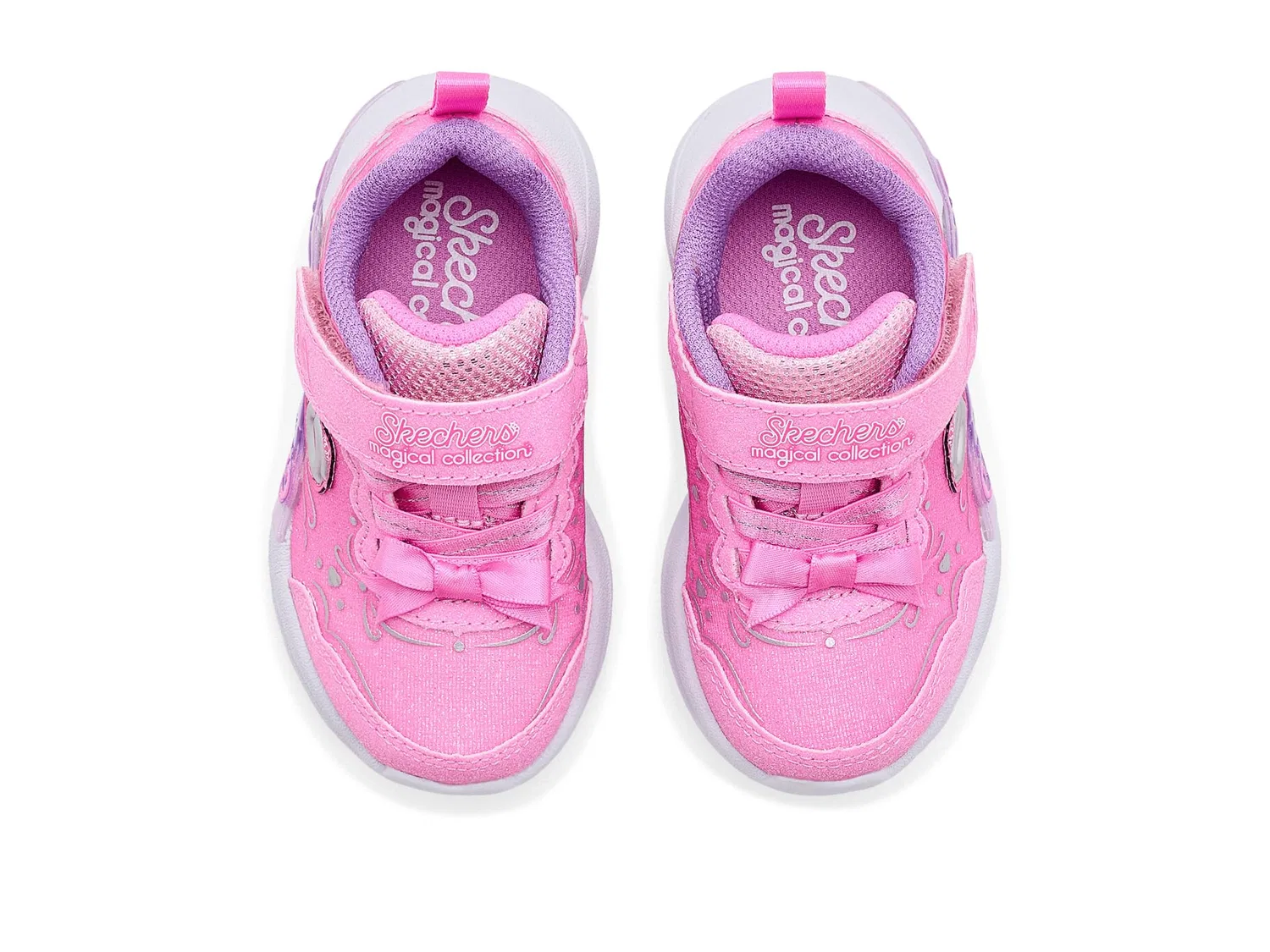 Кроссовки Lil Princess Steps 303733N (для малышей) Skechers Kids, Pink — фото 3