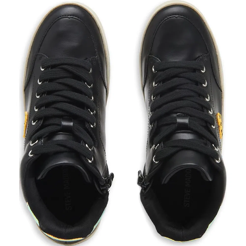 Детские кроссовки J-Tootsie Hi Top Steve Madden, Black Multi — фото 4