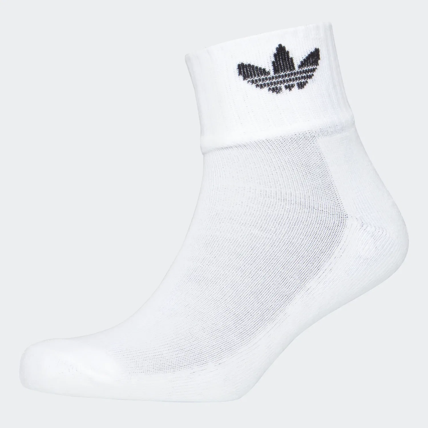 Мужские носки средней высоты 3 пары Adidas Originals, White/Black — фото 3