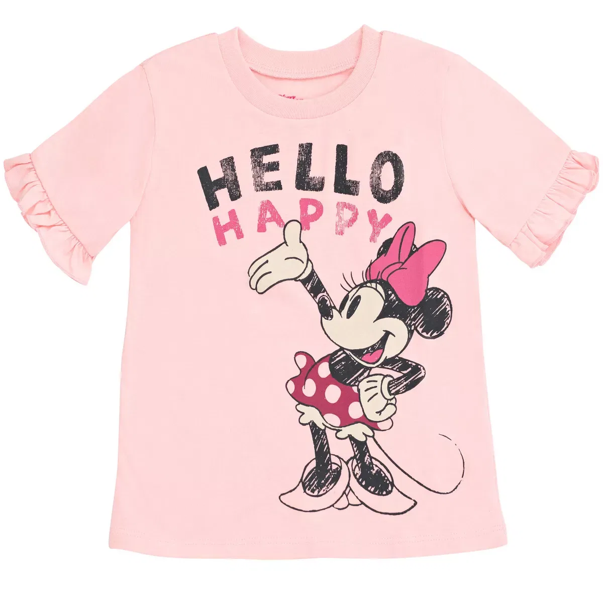 Детский комплект футболки и леггинсов с принтом Minnie Mouse Disney, Pink — фото 4