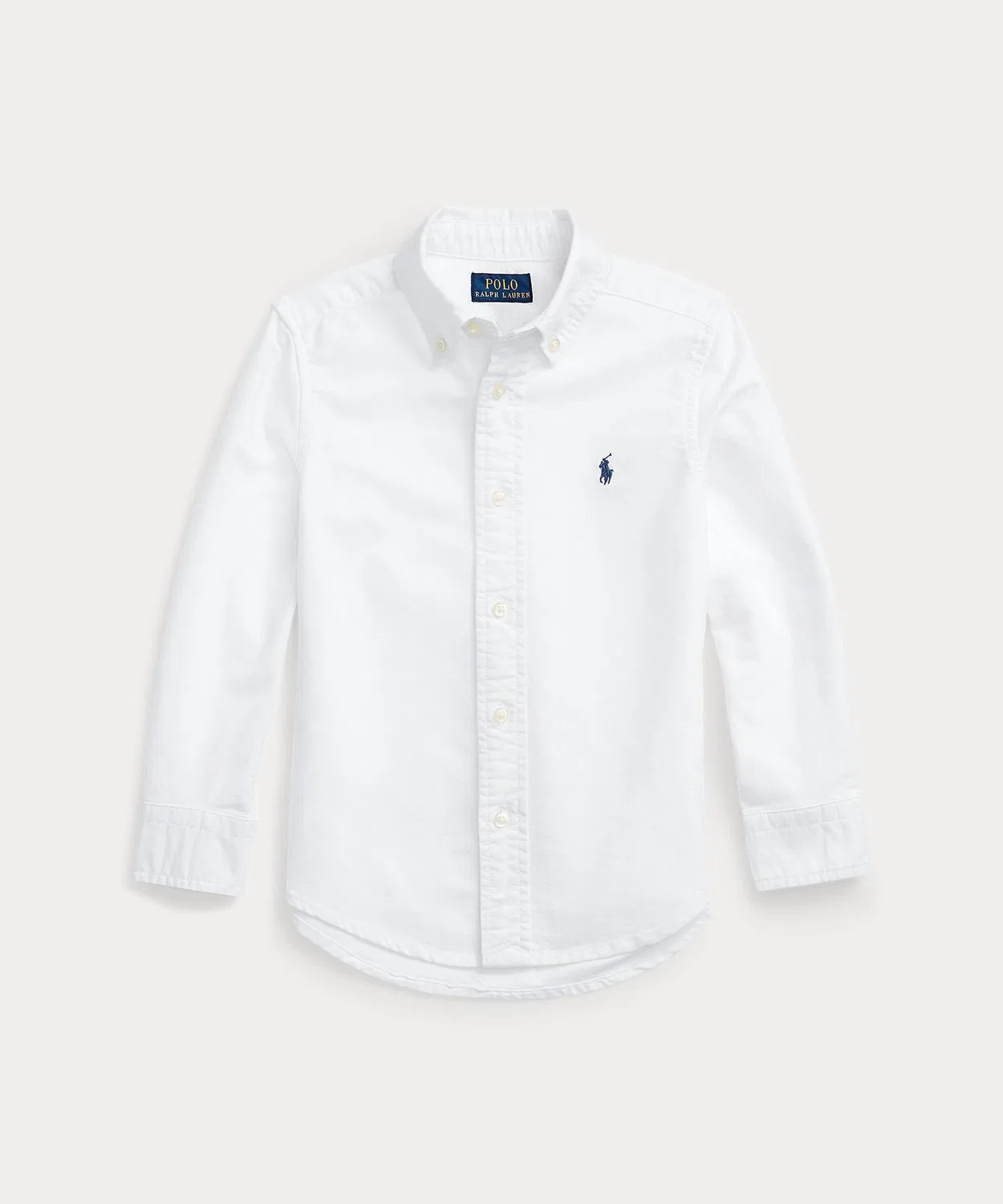 Детская рубашка с длинным рукавомPOLO RALPH LAUREN CHILDRENSWEAR, White — фото 2