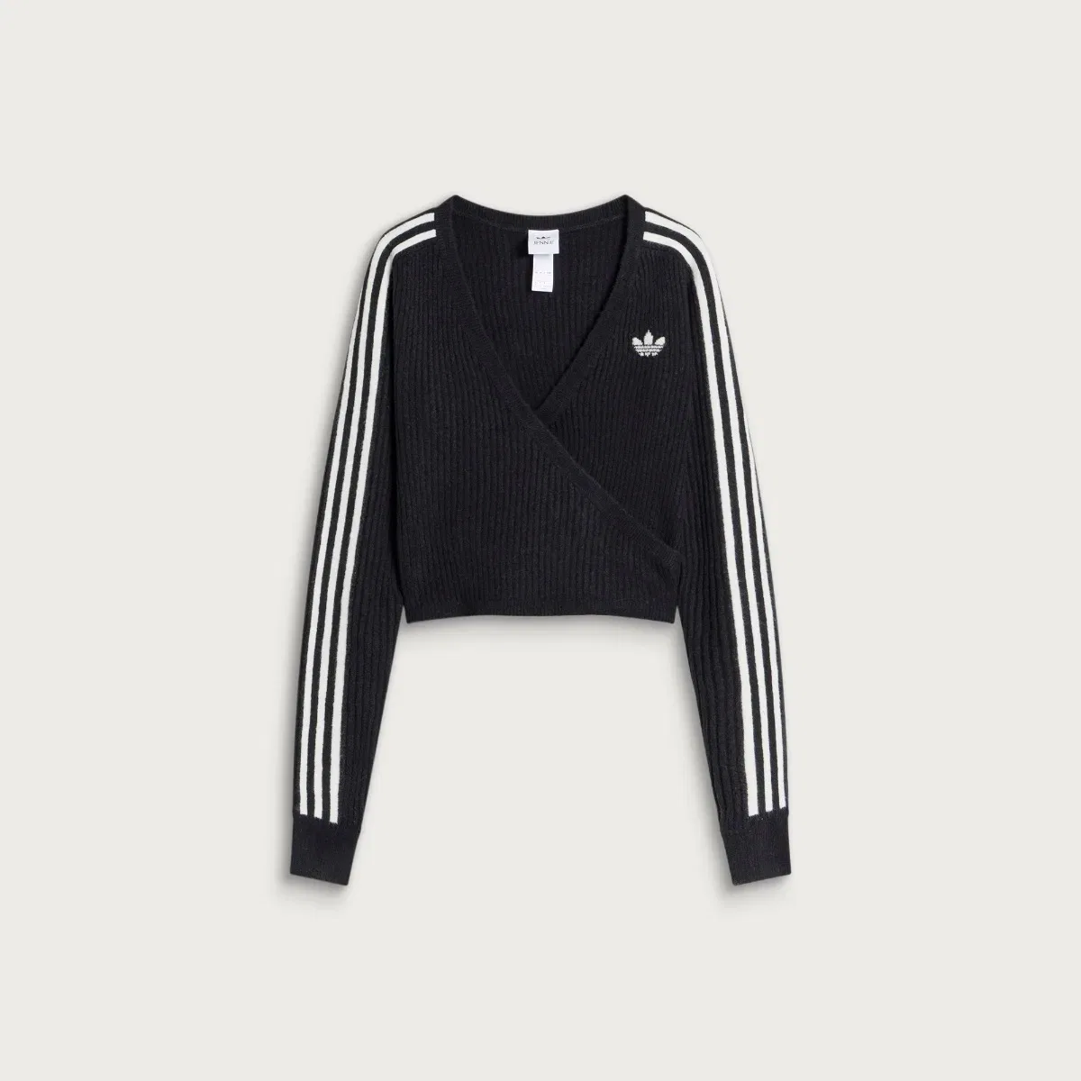 Кардиган-обертка с V-образным вырезом X JENNIE Adidas, Black