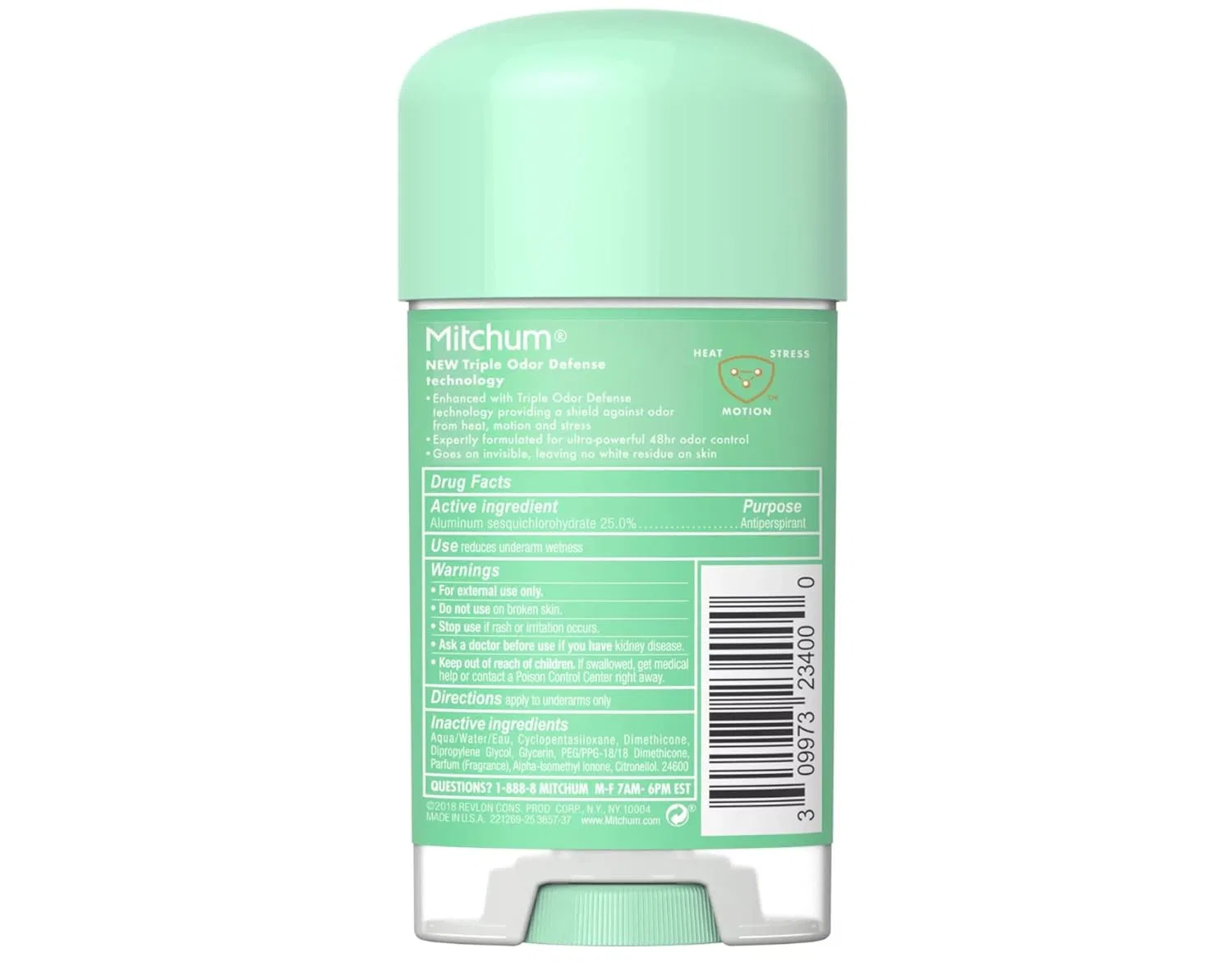 Дезодорант-антиперспирант гелевый Mitchum Shower Fresh, 2 шт. по 63.75 г — фото 2