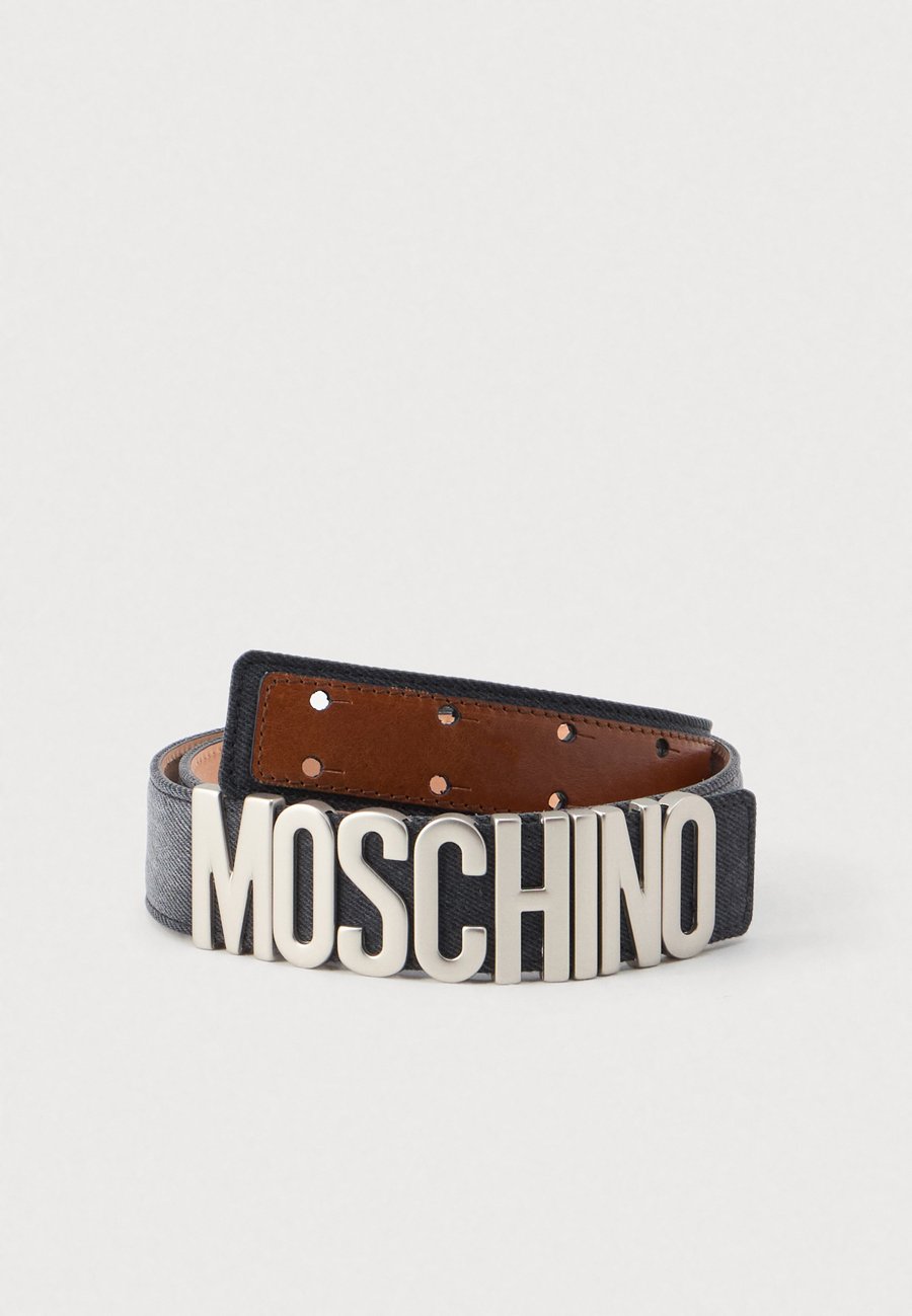 

Ремень MOSCHINO CINTURA, Black Denim