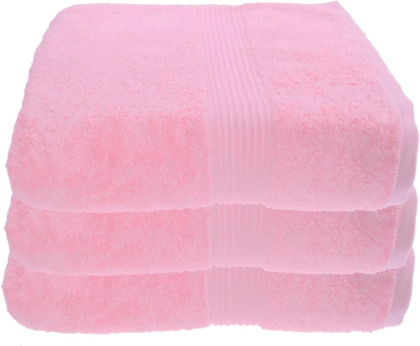 Полотенце Махровое 3шт, Julie Julsen, 70x140 см, Baby Pink