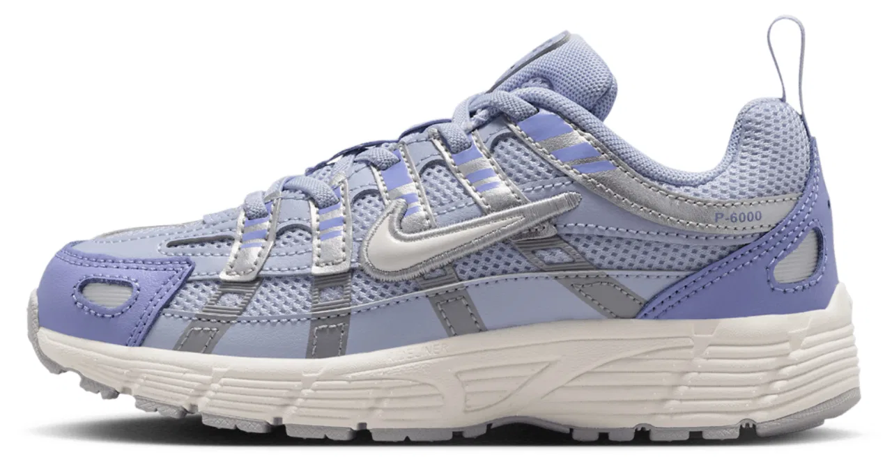 Кроссовки для мальчиков P-6000 Nike, цвет Ghost/Sail/Light Thistle — фото 2