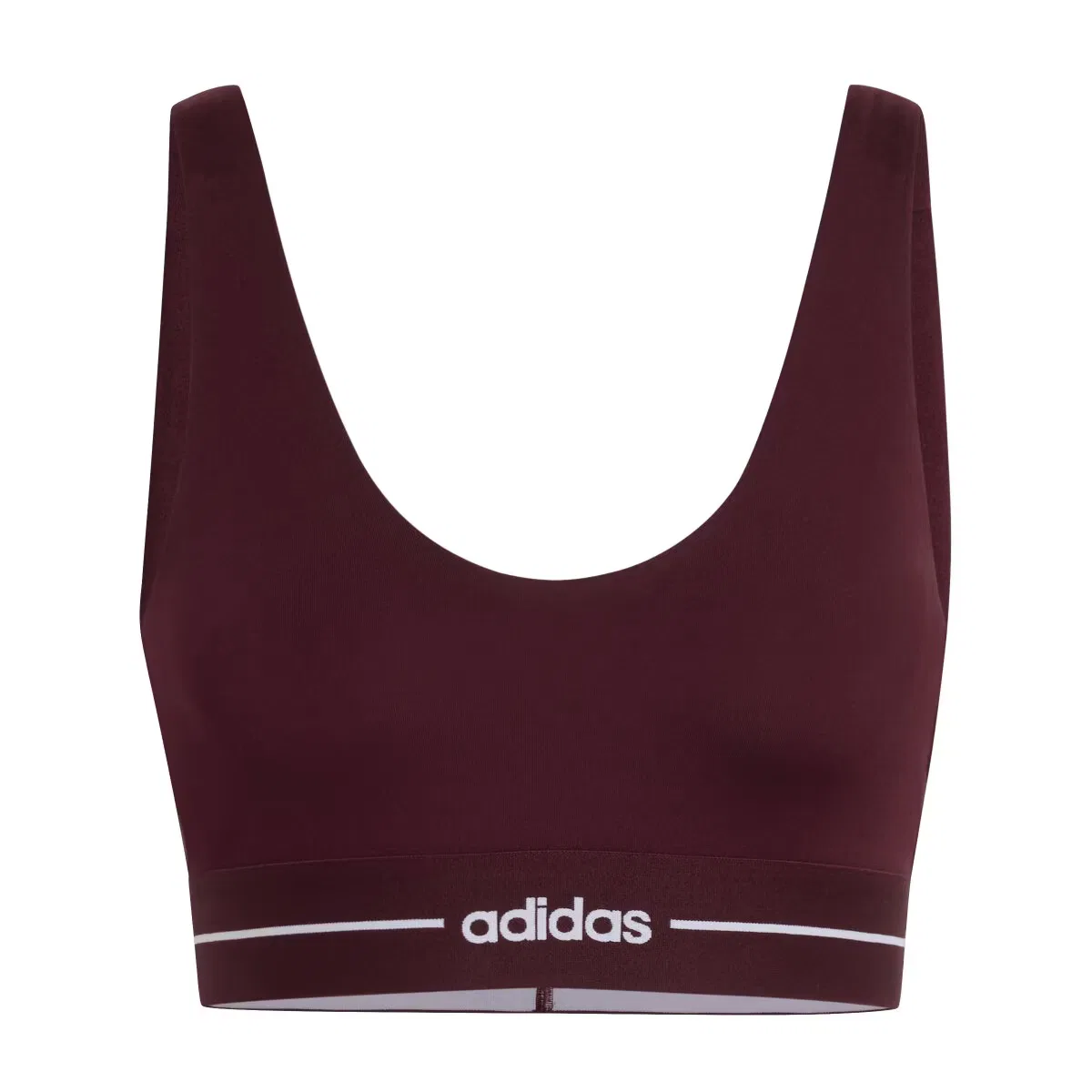 Женский топ, Workout Essentials Plus, adidas, бордовый — фото 2
