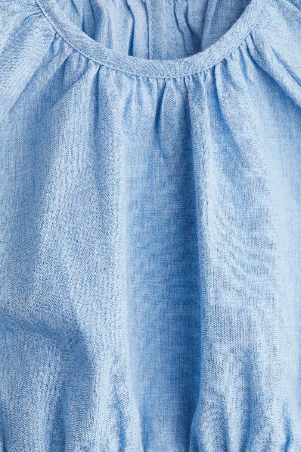 Рубашка из хлопчатобумажной ткани H&M, Hellblau — фото 2