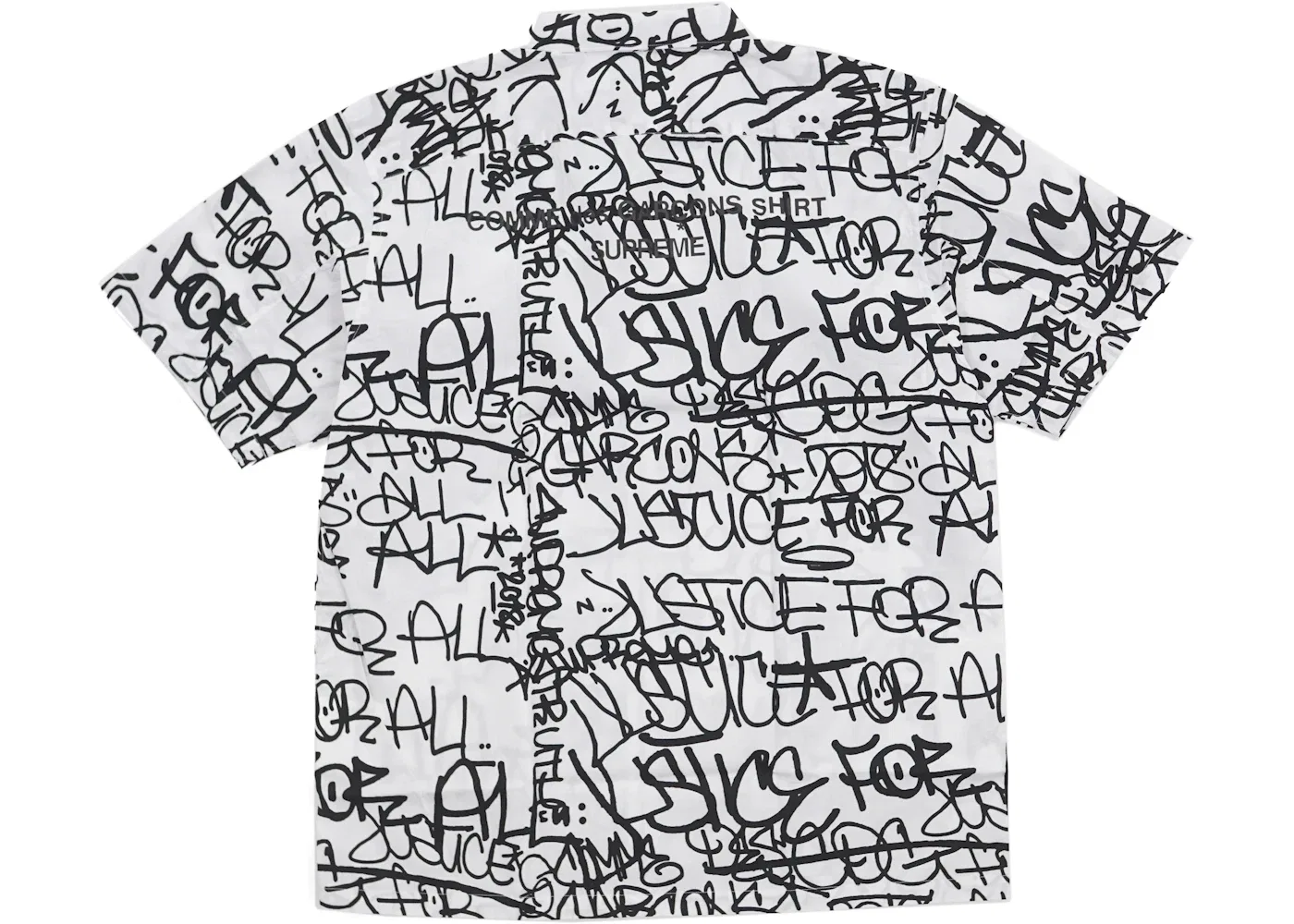 Мужская футболка с принтом Comme des Garcons SHIRT Supreme, White — фото 2