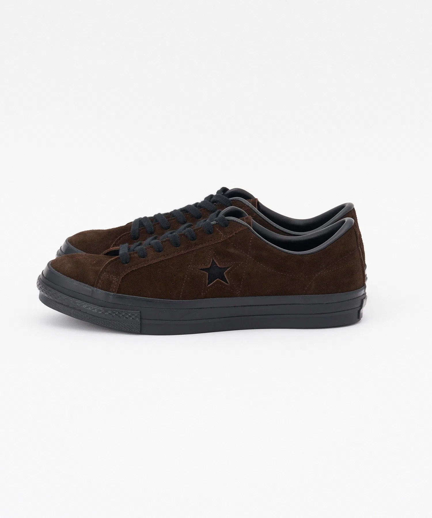 Мужские замшевые кроссовки CONVERSE ONE STAR J SUEDE коричневые — фото 4