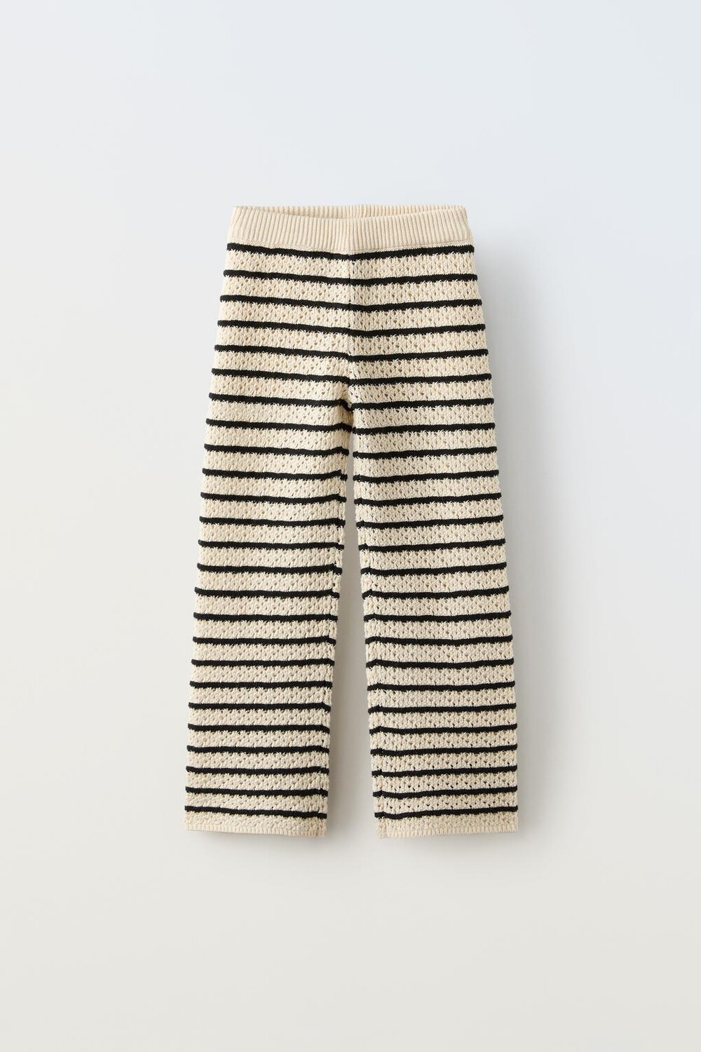 

Полосатые брюки крючком ZARA, цвет stripes