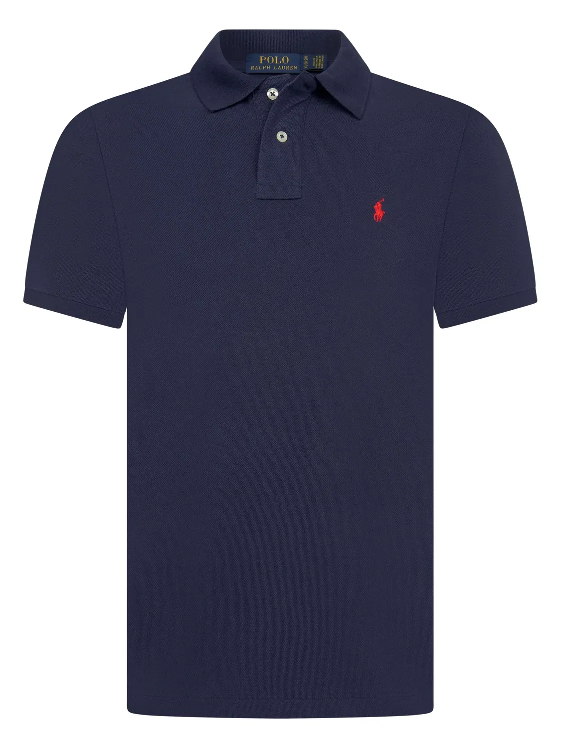 Polo Ralph Lauren Поло с логотипом в цвете темно-синий