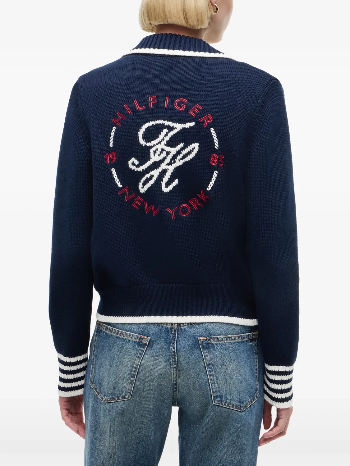 Tommy Hilfiger Кардиган на пуговицах, синий — фото 3
