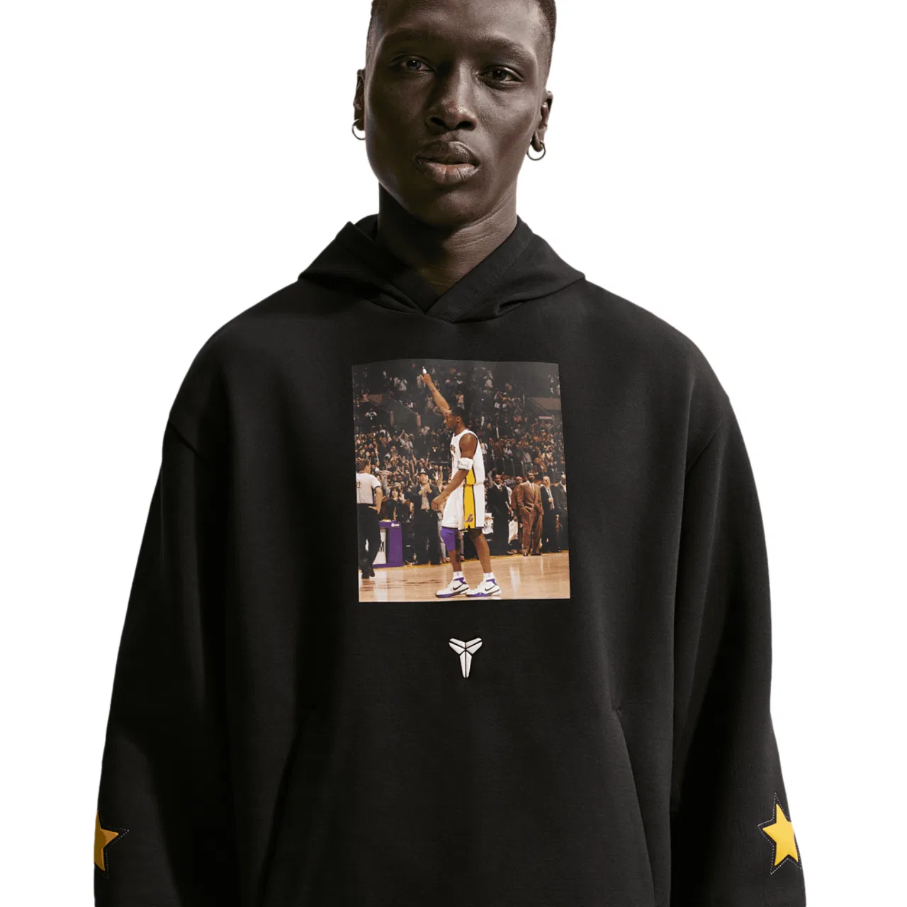 Мужское худи Кобе '81 Dri-FIT Nike, черный/белый — фото 3