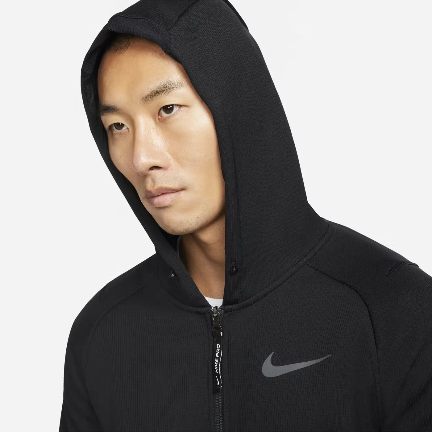 Худи с капюшоном Pro Therma-FIT Nike, черный — фото 3