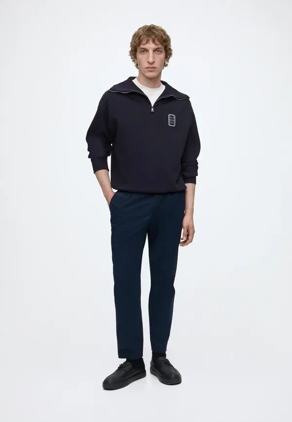 Толстовка Lacoste темно-синяя — фото 2