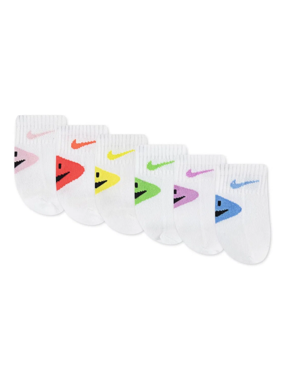 Носки Nike Smiley Heel Ankle, 6 пар, розовый — фото 2