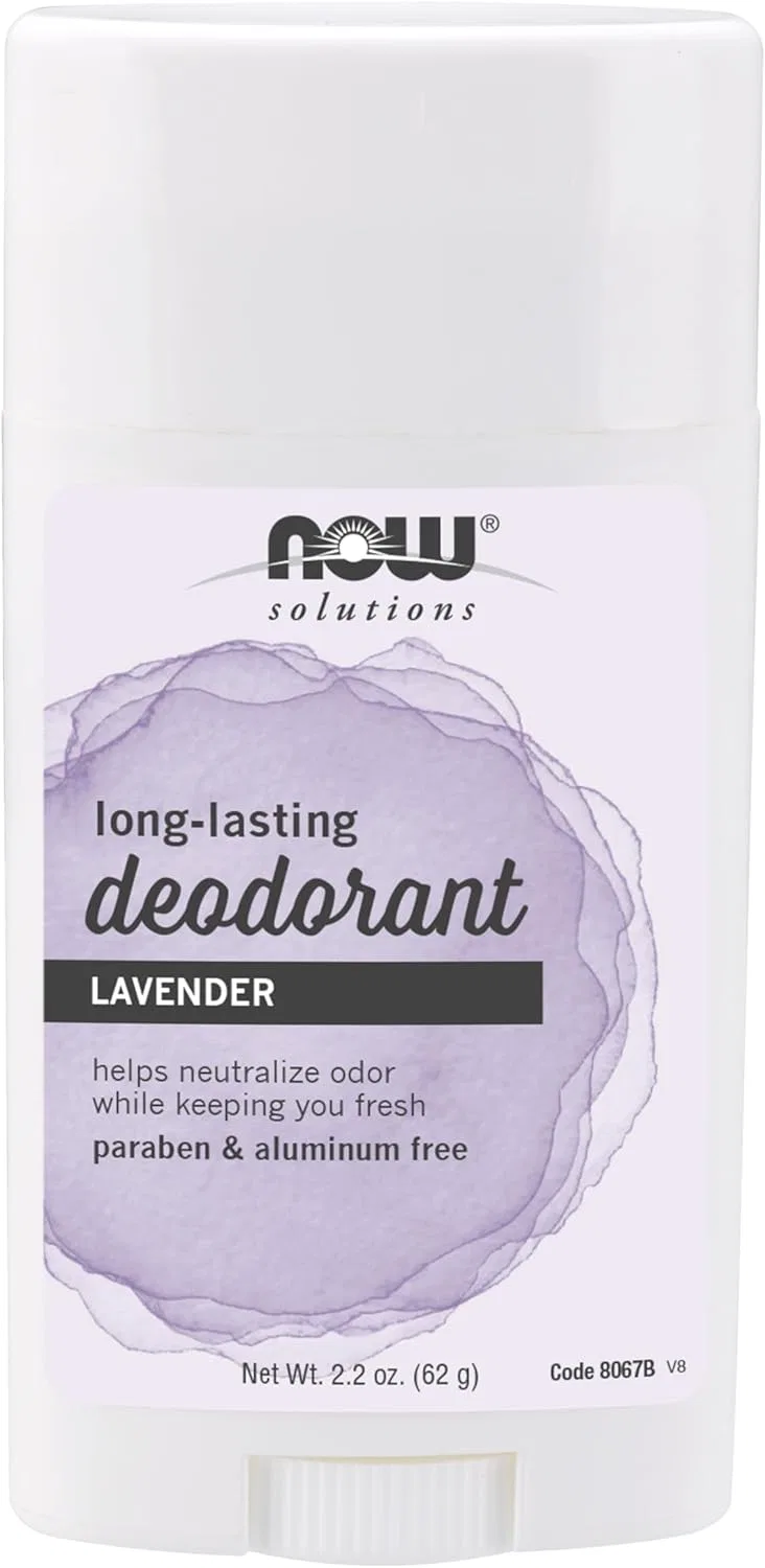 Дезодорант-стик Long Lasting, NOW, 62 г, Лаванда