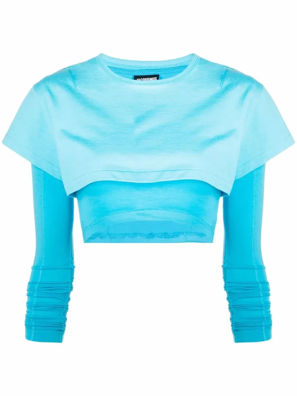 Многослойный топ Le Double T-shirt Jacquemus, синий