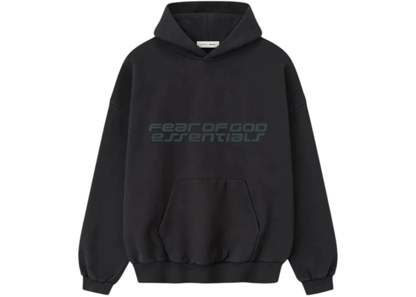Мужская худи из плотного флиса с капюшоном Fear of God, Vintage Black