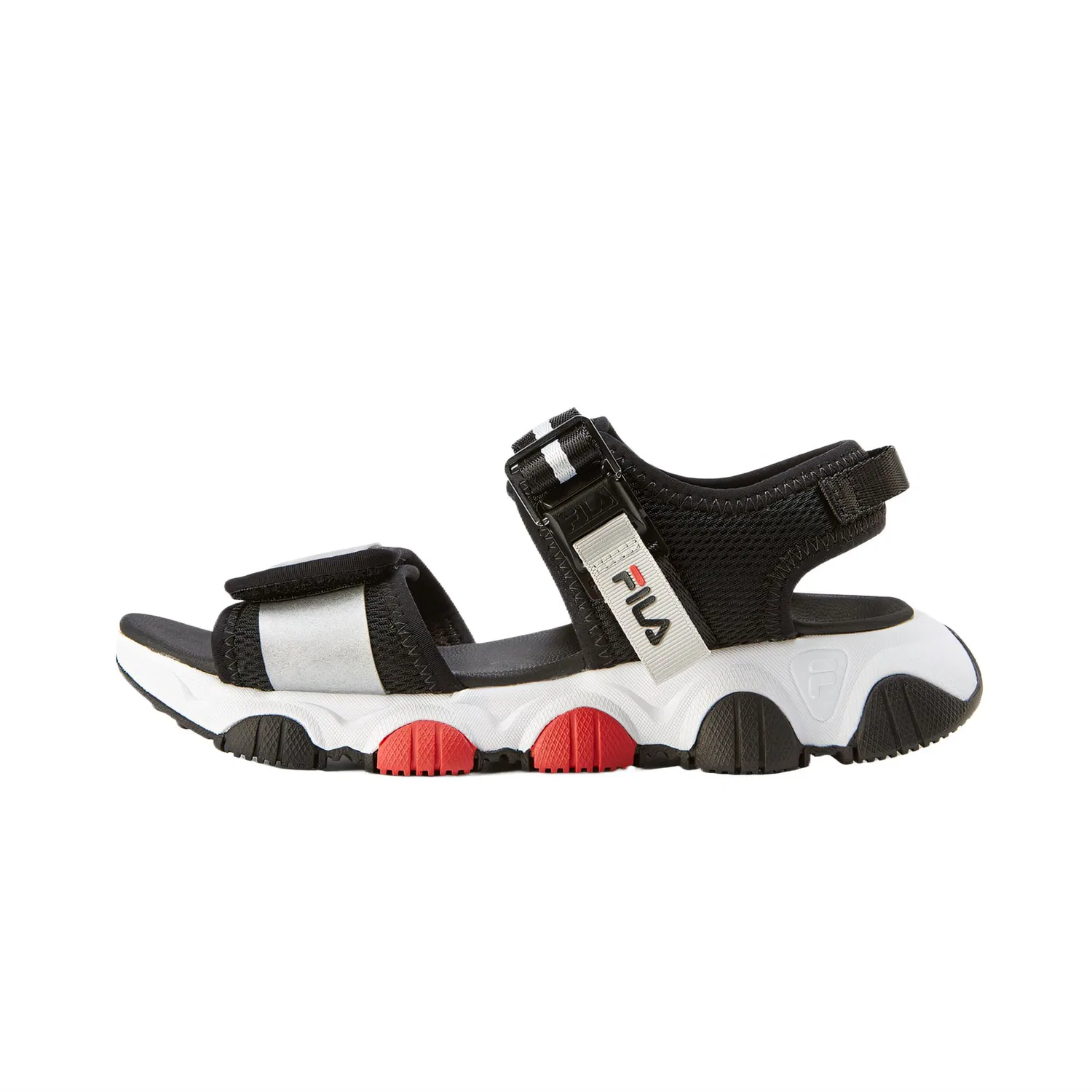 Детские сандалии с противоскользящей подошвой и амортизацией Black/FILA White FILA KIDS
