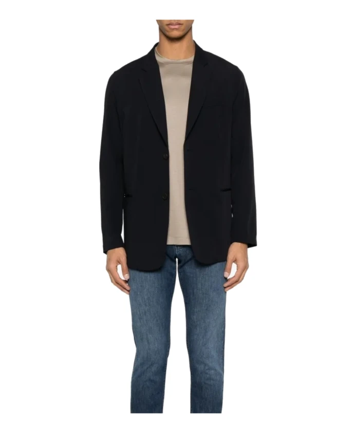 Бежевая футболка с коротким рукавом 8n1te81juvzu6167 Emporio Armani, бежевый — фото 4