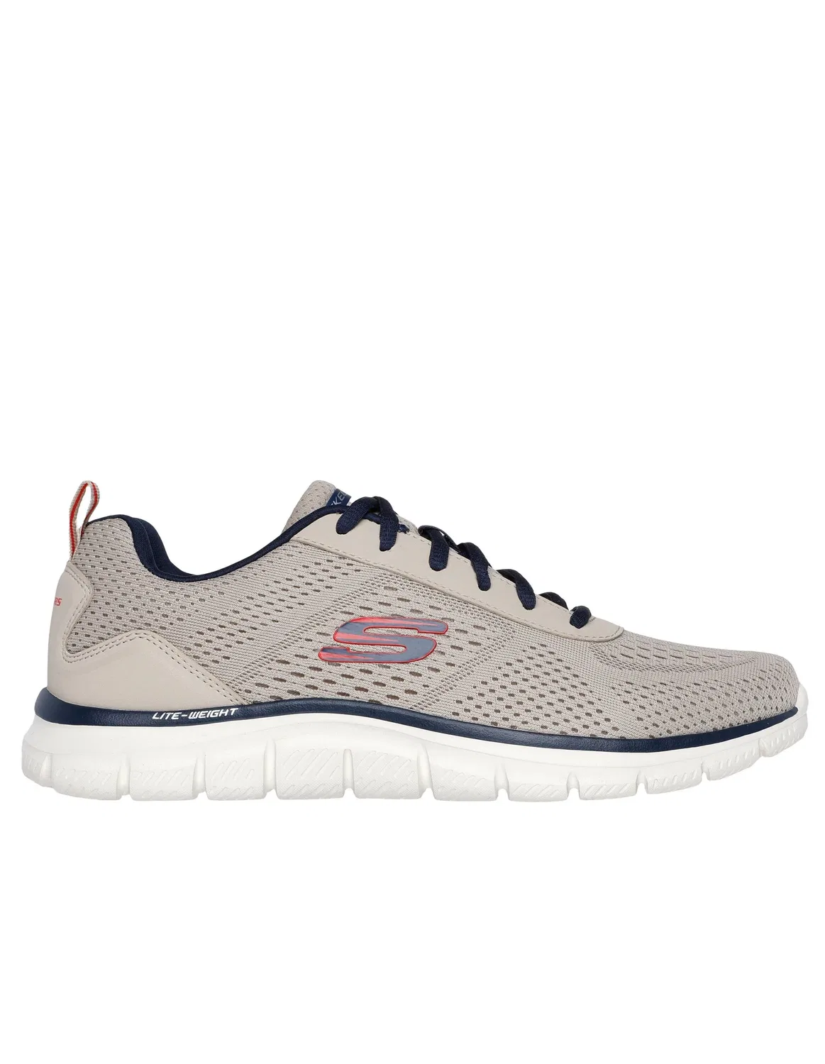 Кроссовки из дышащей сетки Skechers, тауп/темно-синий