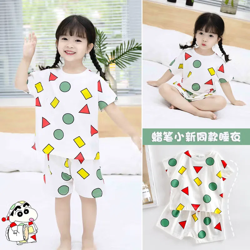 Комплект пижамный с принтом Crayon Shin-chan General, желтый — фото 2