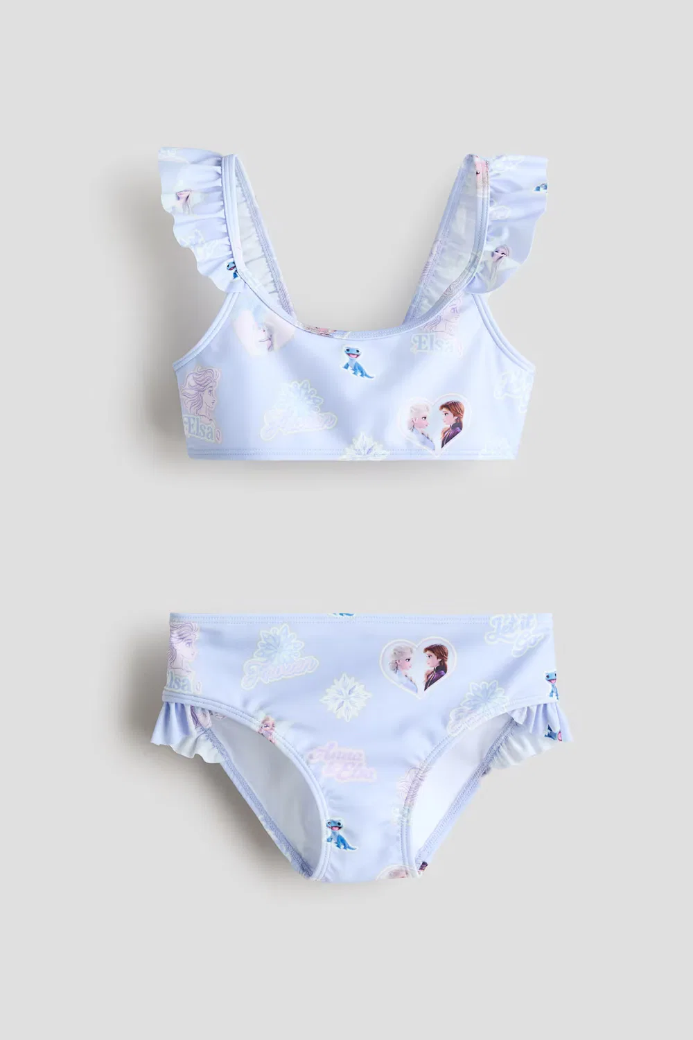 Бикини с принтом H&M, Hellblau/Eiskönigin