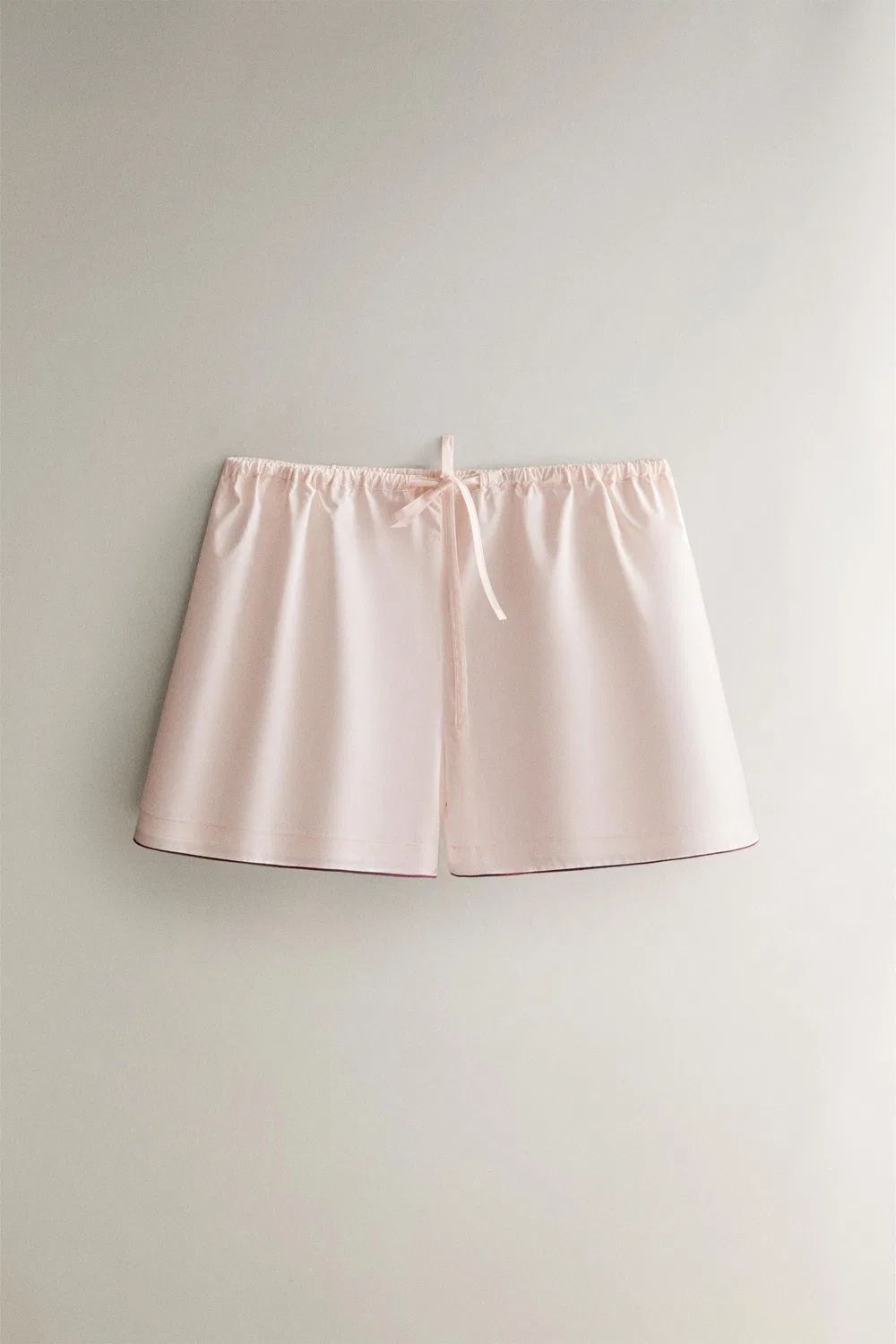 Шорты из поплина ZARA, Light pink