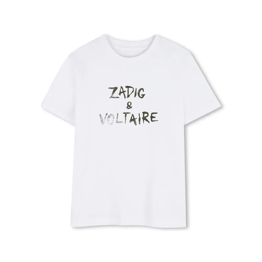 Футболка с коротким рукавом X60628 Zadig & Voltaire, белый