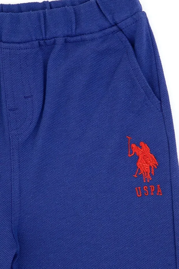 Детские шорты для мальчиков вязаные U.S. Polo Assn., Blue — фото 3