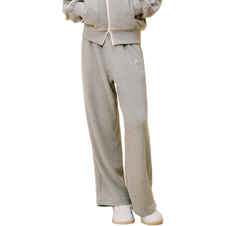 Детские спортивные штаны из трикотажа Silver Flower Gray-MG FILA KIDS — фото 4