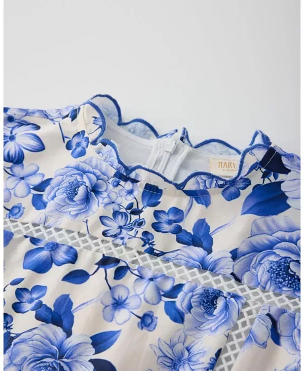 Детское платье для девочек с вышивкой Miranda Mini Marlo Kids, Floral — фото 3