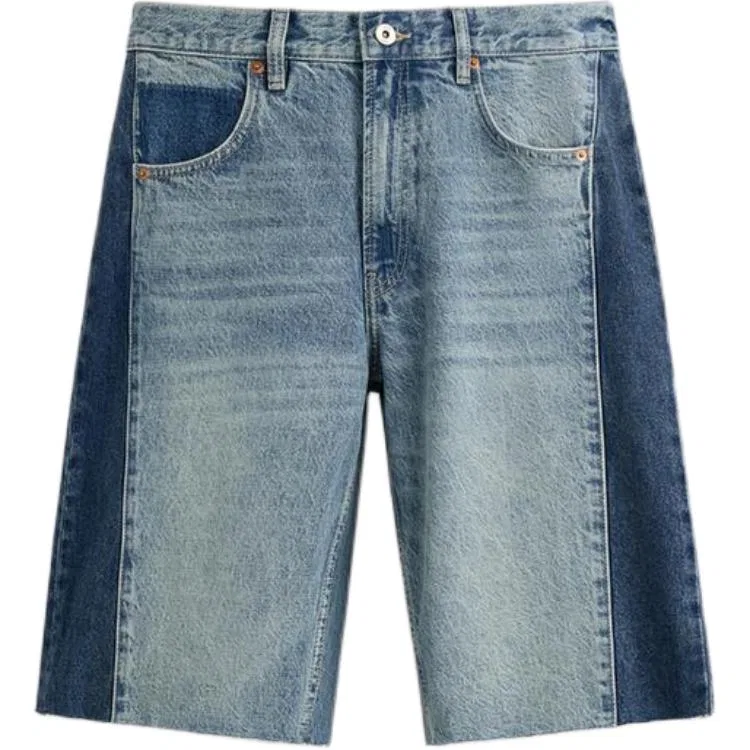 Мужские джинсовые шорты Medium Blue ZARA, Medium Blue