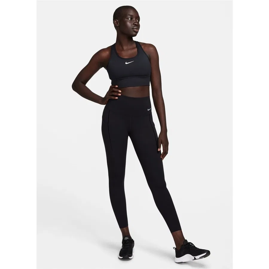 Спортивный бюстгальтер без рукавов Nike, M, Черный — фото 4
