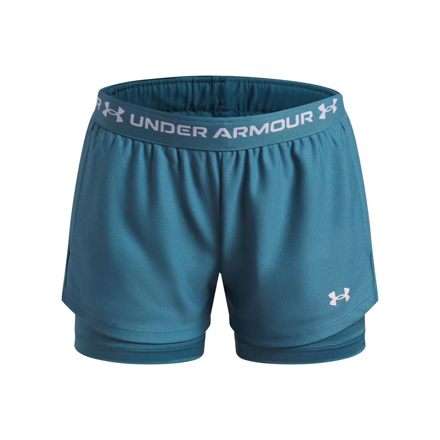 Детские шорты с принтом Tech Play Up 2-in-1 Under Armour, Konigsblau Weiss