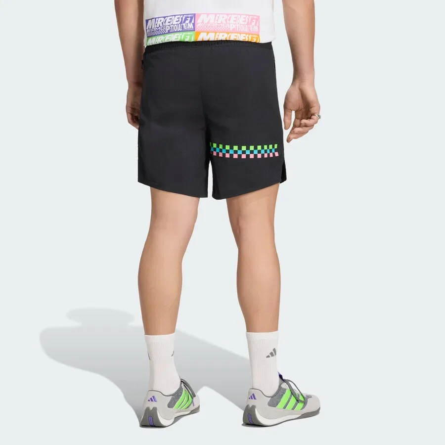 Спортивные брюки ADIDAS PERFORMANCE свободного кроя черного цвета — фото 4
