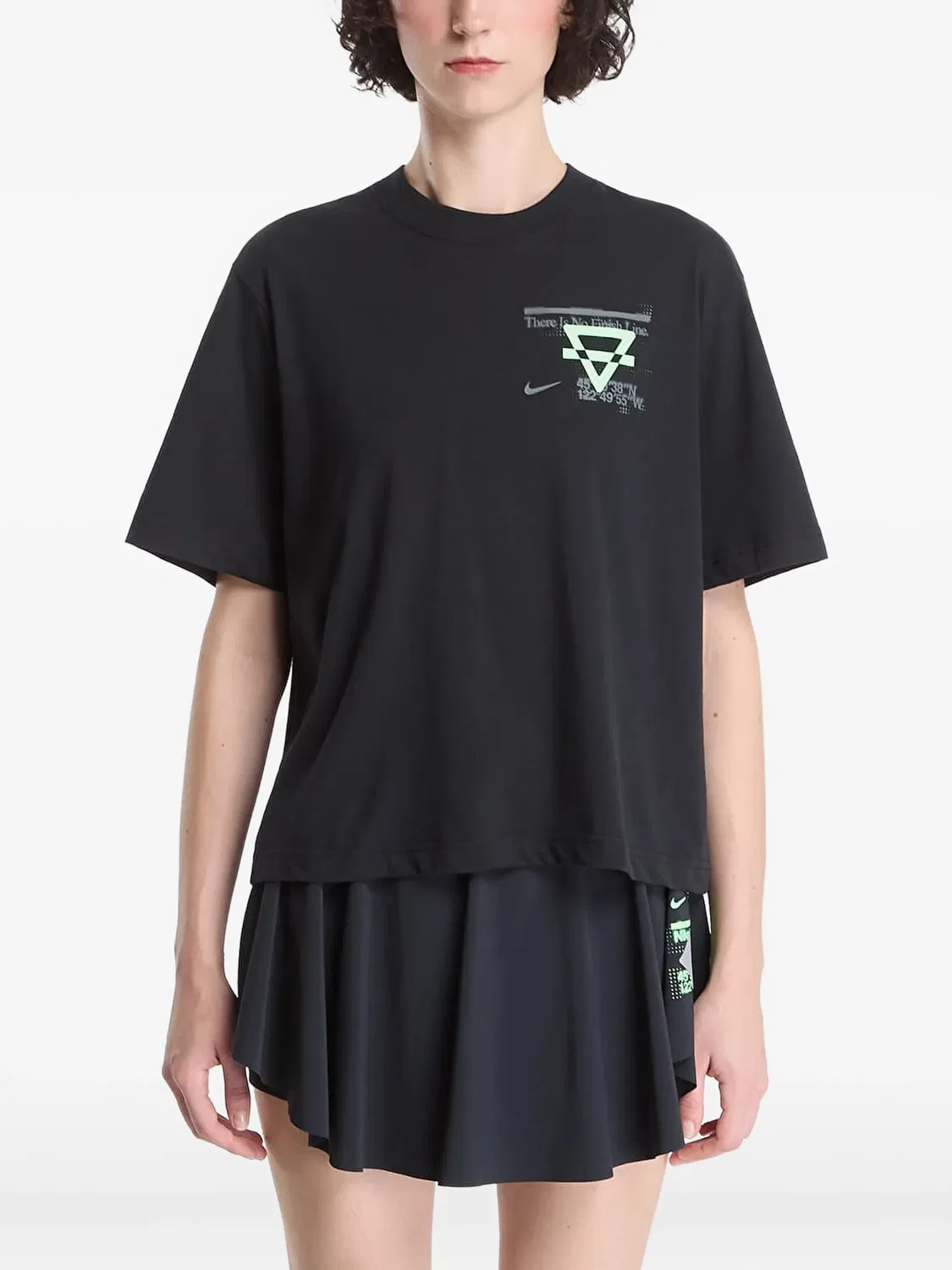 Футболка Swift Dri-FIT черная Nike, черный