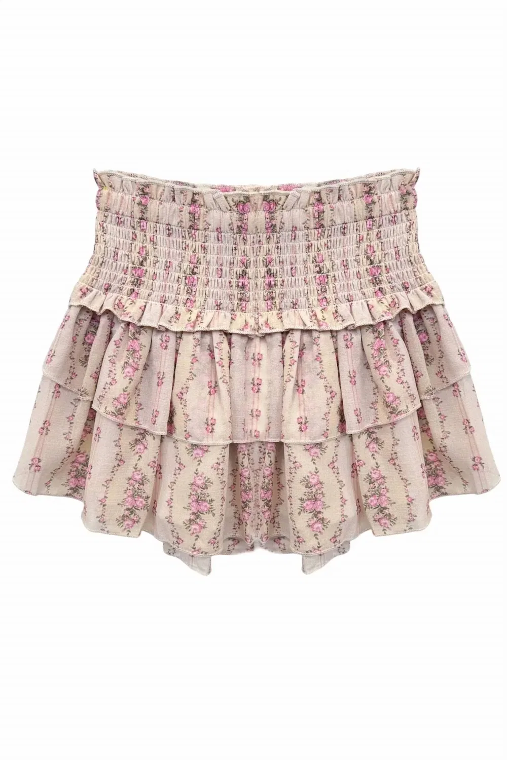 Детская юбка с цветочным принтом на кулиске Bianca KatieJnyc, Light Pink
