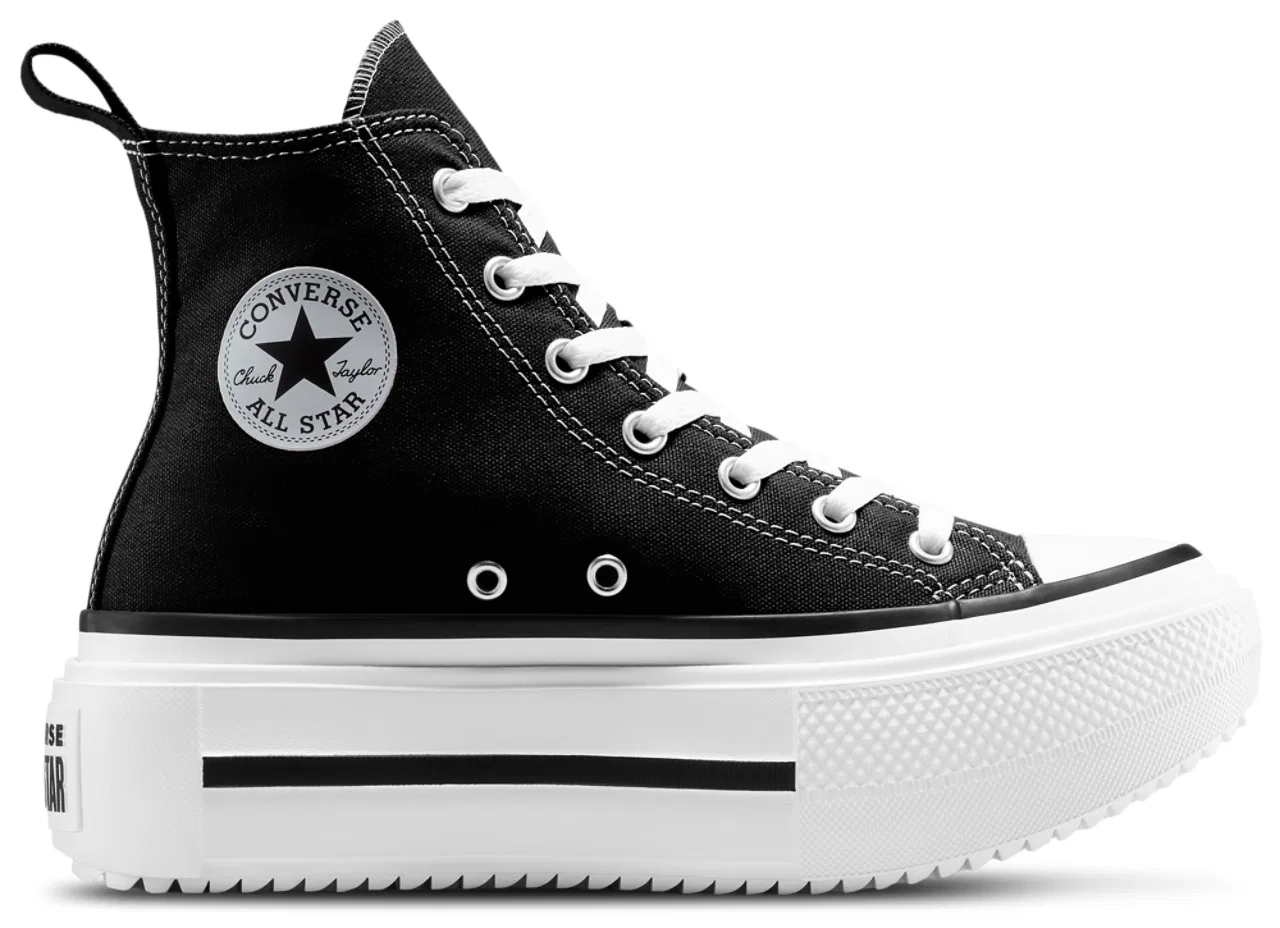 Детские кеды Chuck Taylor All Star Lift Double Stack Converse, черный/белый