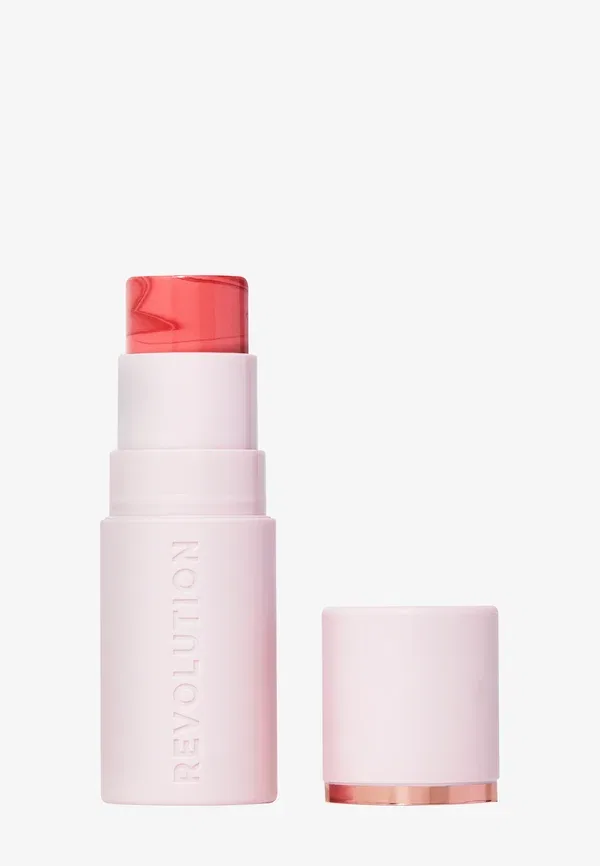 Румяна стик Silk Marble Blush Stick Makeup Revolution, rosy cheeks 4.5 г, цвет rosy cheeks