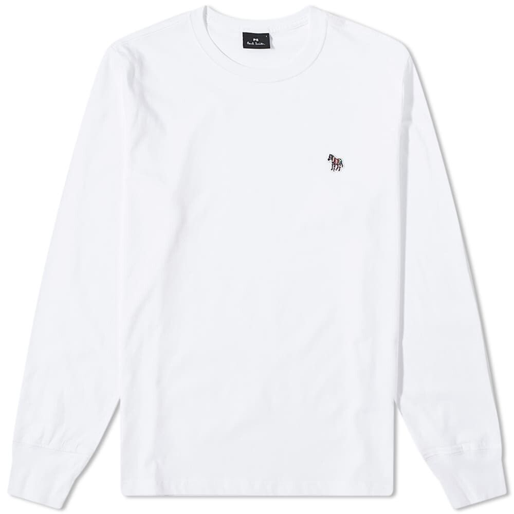 

Футболка Paul Smith Long Sleeve Zebra Logo Tee, Белый, Футболка Paul Smith Long Sleeve Zebra Logo Tee