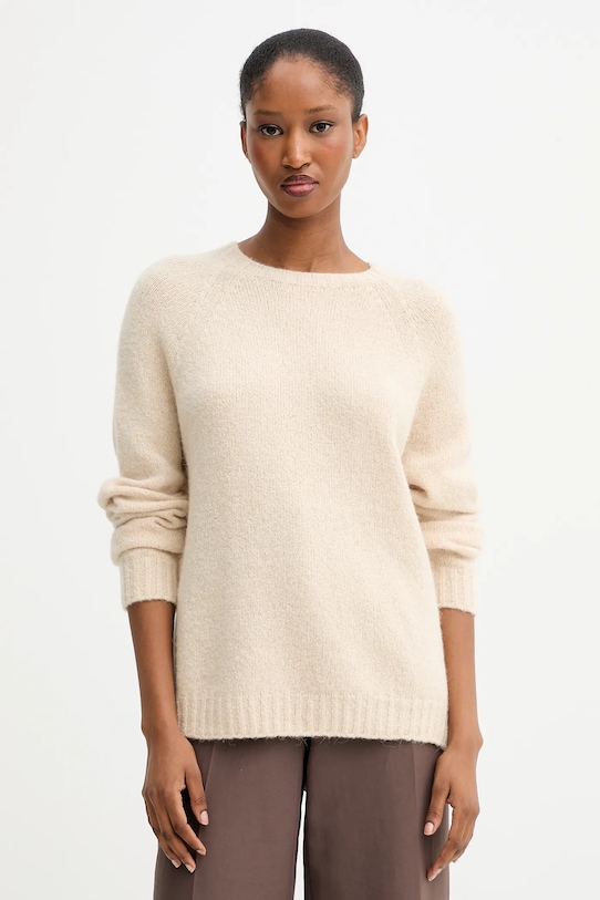 

Свитер с добавлением шерсти GHIACCI Weekend Max Mara, бежевый