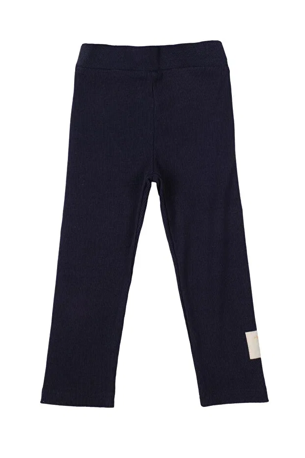 Детские леггинсы для девочек с принтом Tennis Club Ribana Miela Kids, Navy Blue — фото 3