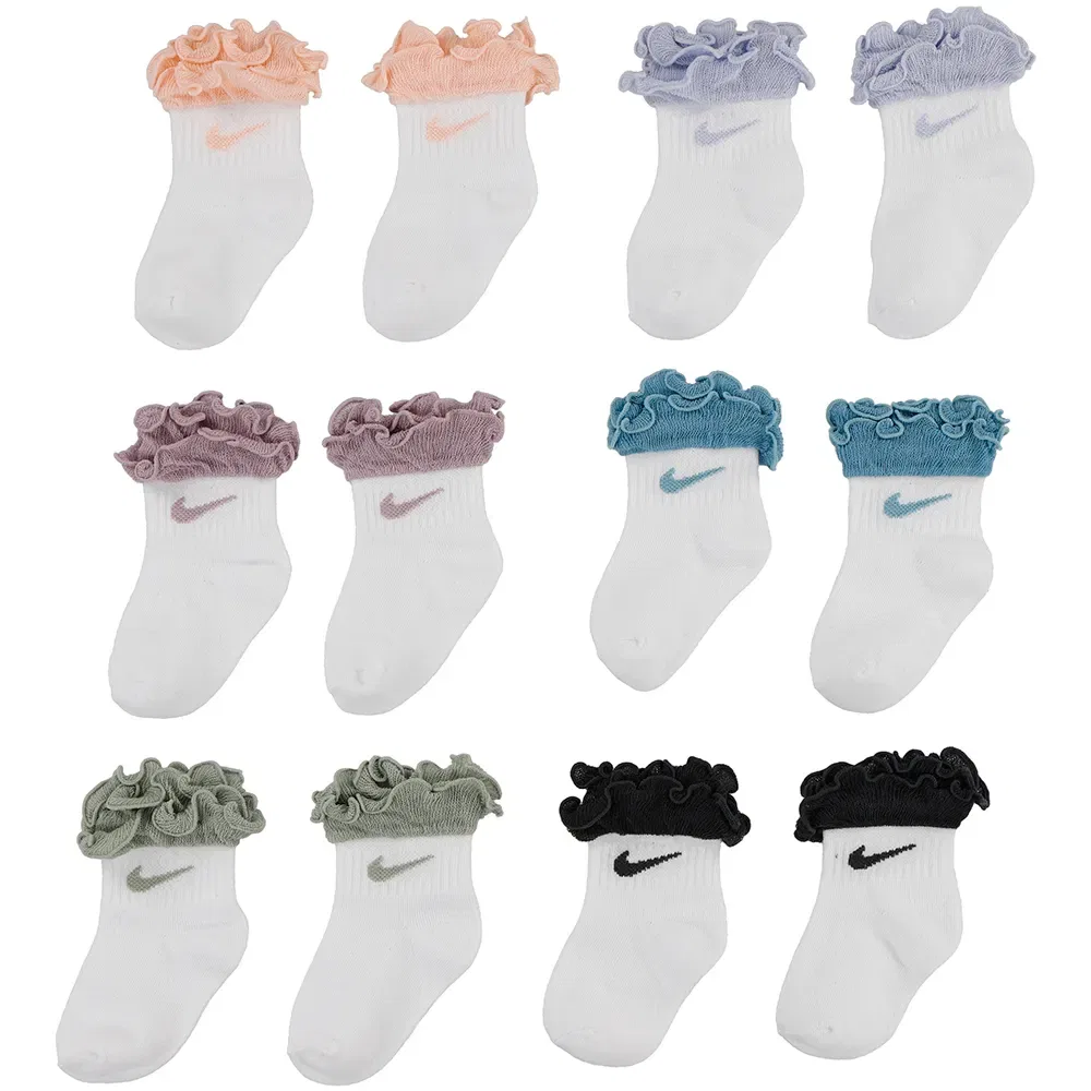 Носки Nike Ruffle 6 пар, белый