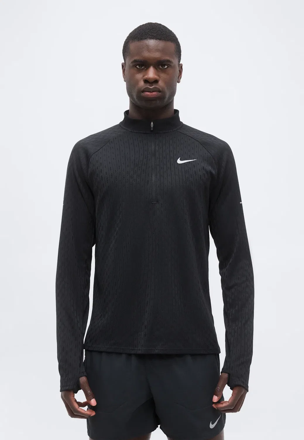 Stride - футболка с длинными рукавами Nike Performance, Black