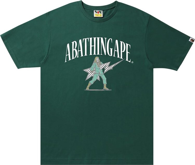 

Футболка BAPE Archive Graphic Tee #2 'Green', зеленый