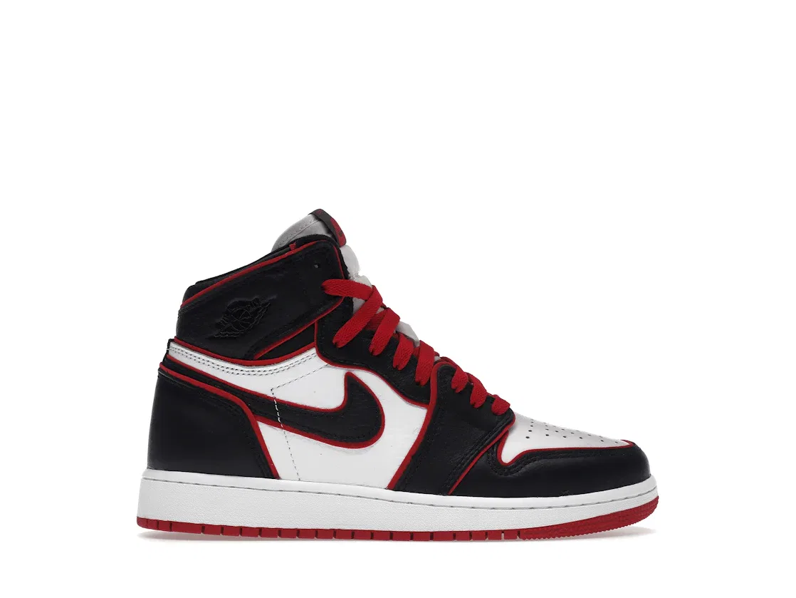 Детские кроссовки Lifestyle с высоким верхом Jordan 1 Retro High Bloodline Jordan, Black Gym Red White